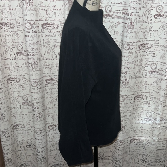 87 NWT MADEWELL Striped Jacquard Funnelneck Top Small - Picture 6 of 7